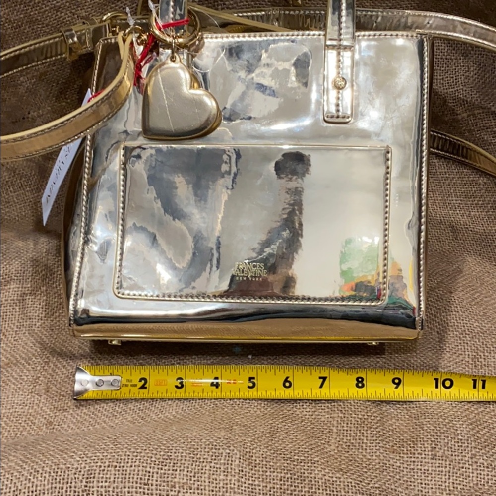 Golden Crossbody Frances Valentine Bag Brand New - Picture 3 of 3